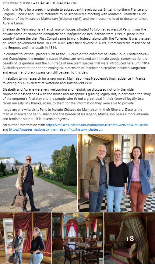 Josephine's Jewell- Chateau de Malmaison